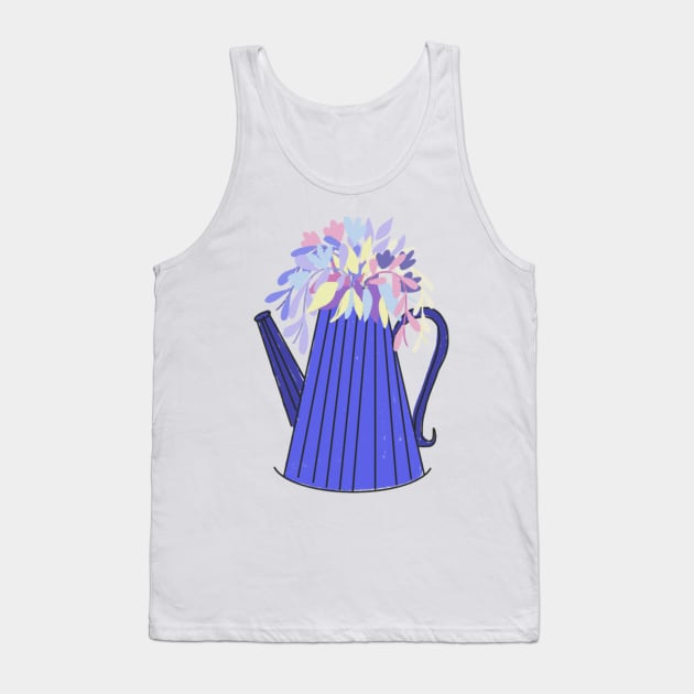 Cane Vase Tank Top by Rania Younis